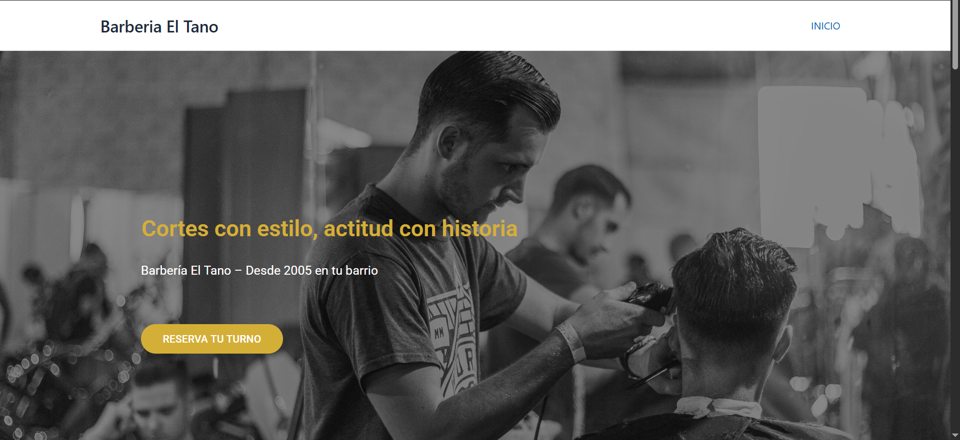Inicio Barberia