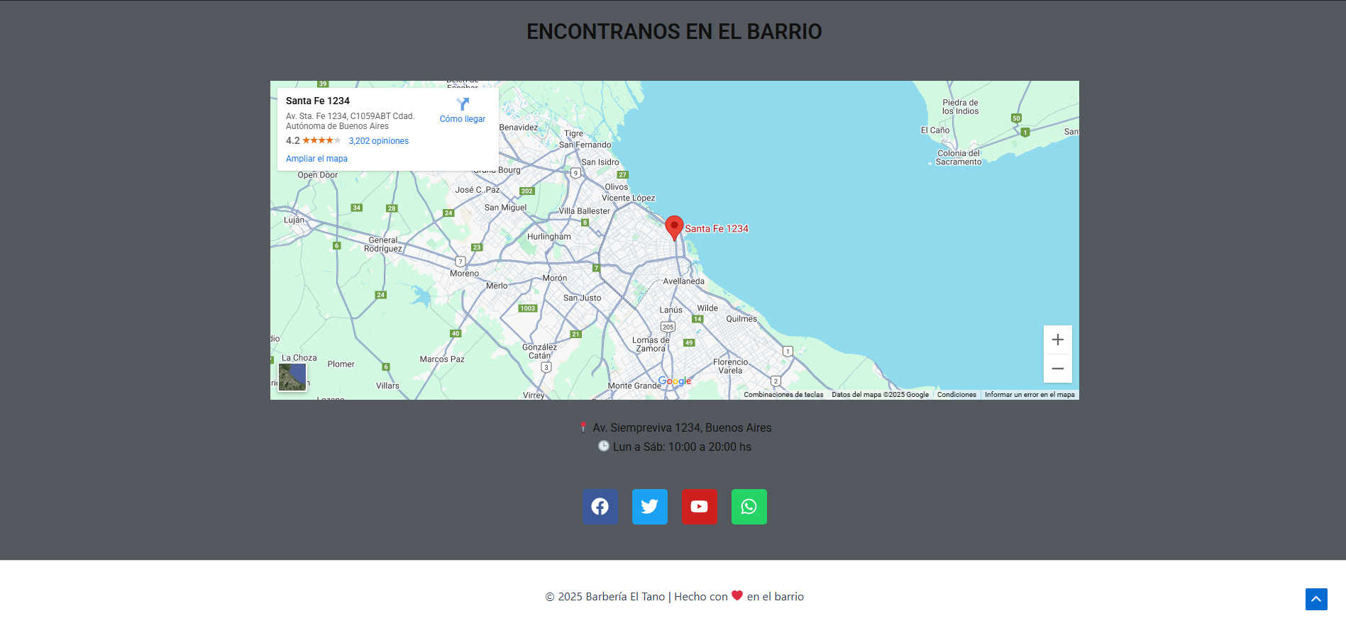 UBICACION + CONTACTO